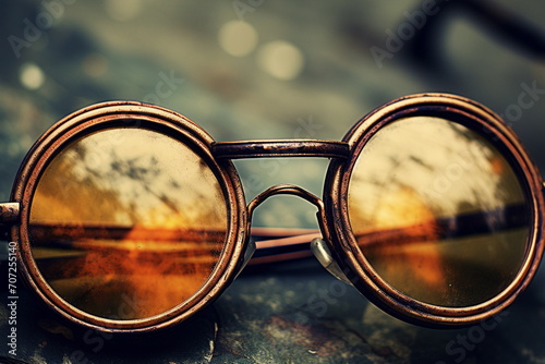 Vintage Spectacles Macro Photography