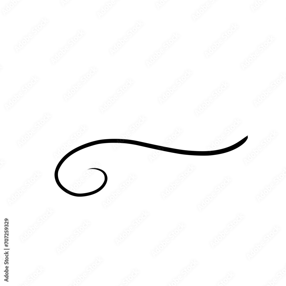 Swoosh underline hand drawing Swoosh underline hand drawing