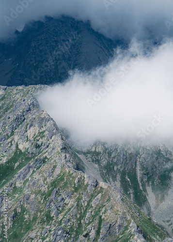 Clouds over the Tatra mountains