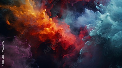 Nebula's Embrace: Pigments in Flight © Sajawal