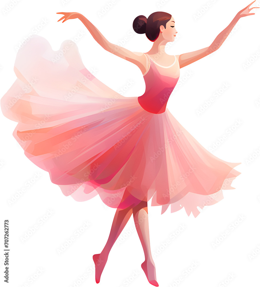 graceful ballerina, ballet, ballerina - obrazy, fototapety, plakaty 