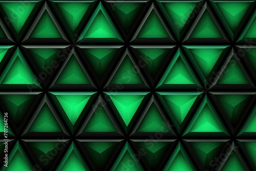 Symmetric green line background pattern 
