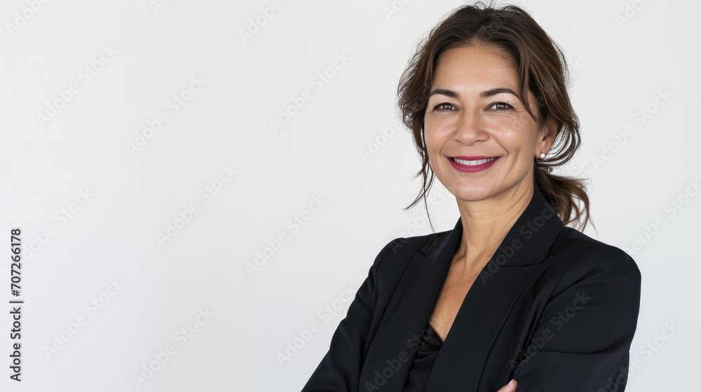 business woman on white background business woman on white background