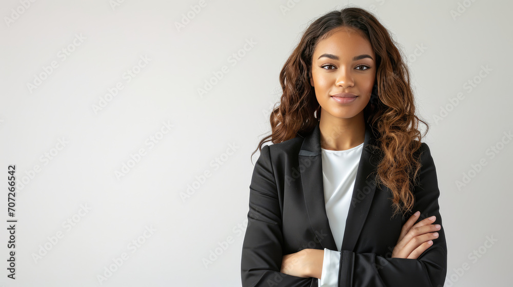 business woman on white background business woman on white background
