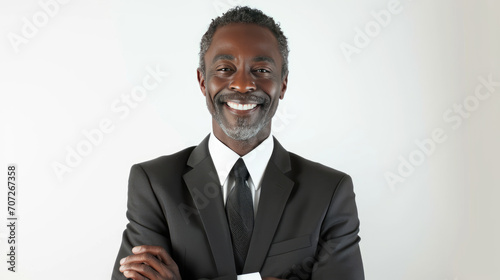business man on white background