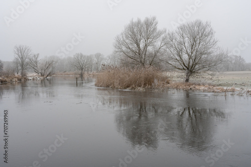 Winter at Spree river