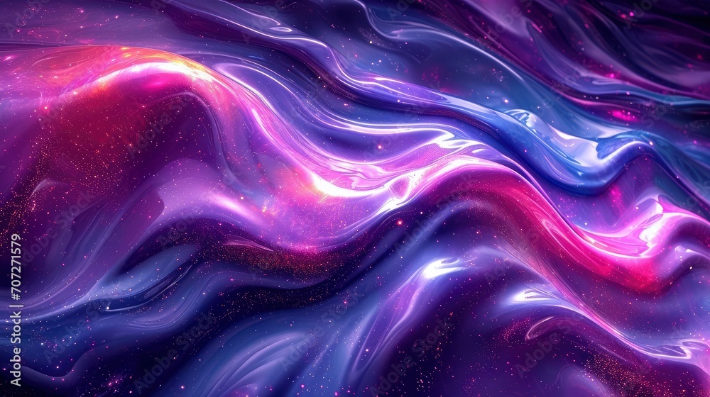 Obraz premium Purple, Blue, and Green Abstract Patterns on Canvas background, Purple, Blue, and Green: Abstract Patterns on Canvas, Abstract background Canvas in Stunning dynamic color, 