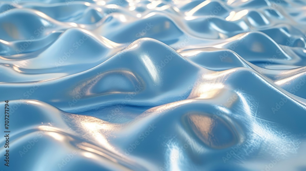 Obraz premium a simple and elegant abstract experience the fluid elegance crafted with liquid metal elements and a touch of Magewave. 