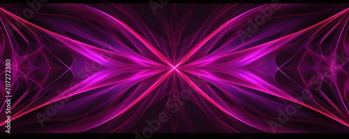 Symmetric magenta line background pattern