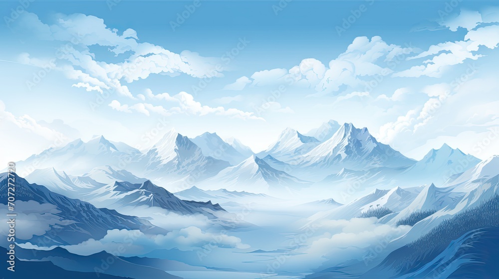 mountains and clouds mountains and clouds