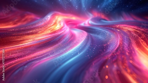 3d digital art esthetic technology design abstract, abstract fractal light background plate sky blue space holographic concept illustration, astract fractal light background plate sky 