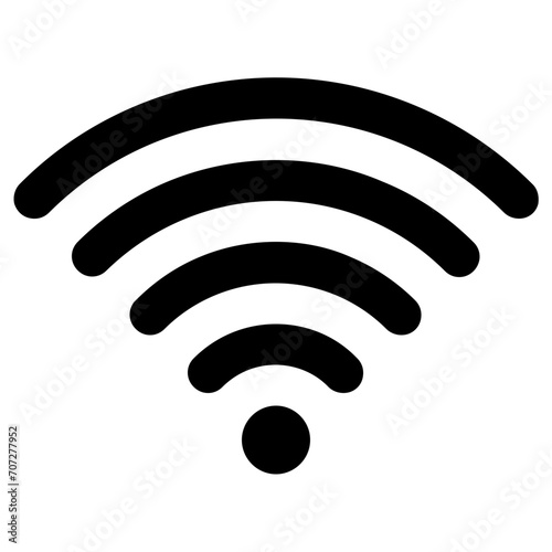 wifi icon, vector illustration, simple design, best used for web, banner or presentation