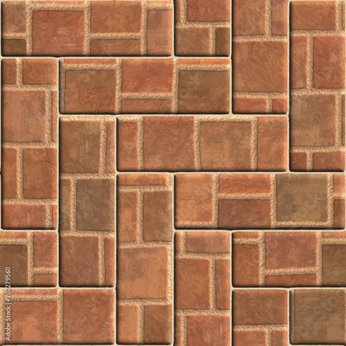 Creative seamless brick texture