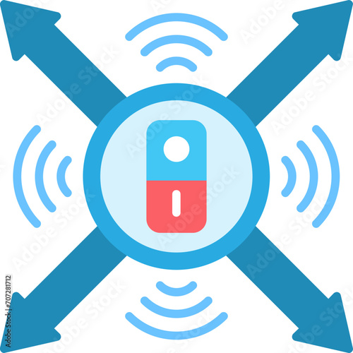 Accelerometer Sensor Icon