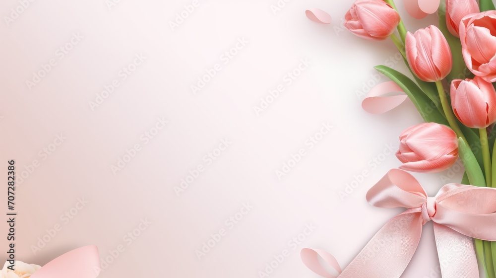 Mother's day background with copy space. Illustration for poster, brochures, booklets, promotional materials, website