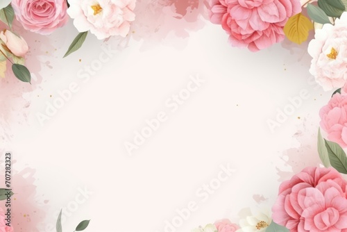 Mother's day background with copy space. Illustration for poster, brochures, booklets, promotional materials, website © Daniil