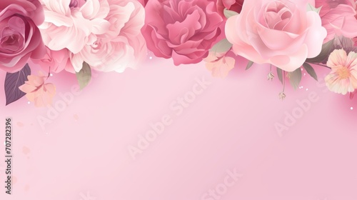 Mother's day background with copy space. Illustration for poster, brochures, booklets, promotional materials, website photo