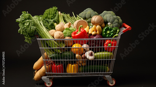 When it comes to shopping give preference vegetable fruit basket