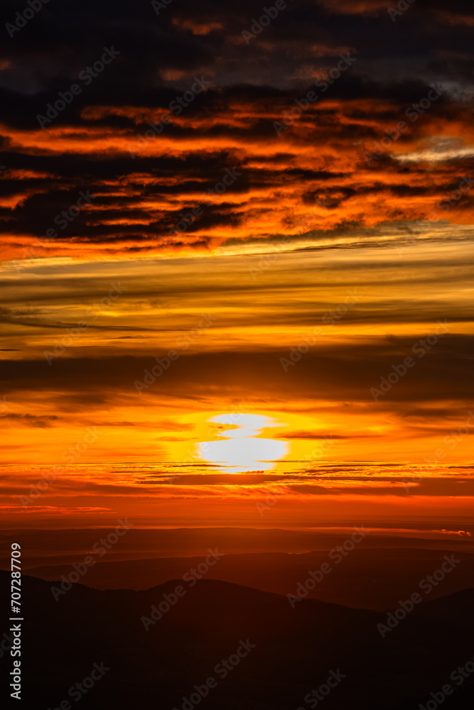 Sonnenaufgang Plankogel - Teichalm - Almenland 