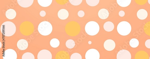 Tangerine repeated soft pastel color vector art pointed (single dots) pattern 