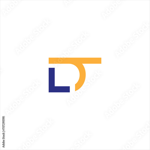 DLT, TLD, LDT, TDL Abstract initial monogram letter alphabet logo design photo