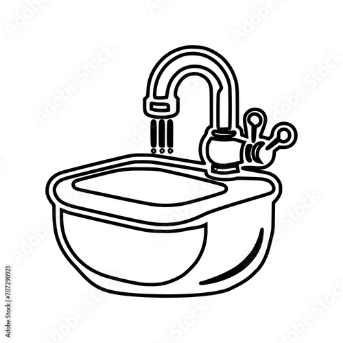 illustration of a sink