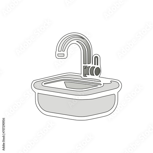illustration of a sink