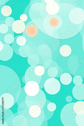 Turquoise repeated soft pastel color vector art geometric pattern 