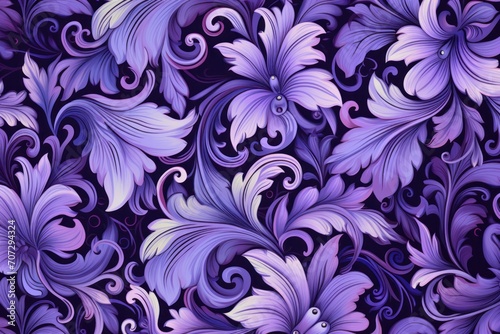 Violet repeated pattern © GalleryGlider