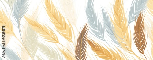 Wheat repeated soft pastel color vector art pointed (single dots) pattern 