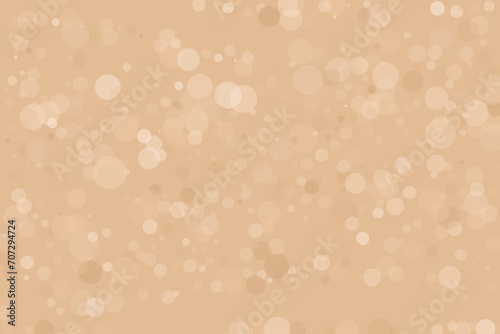 Bokeh background. Peach fuzz colour. Scalable vector illustration. Pattern with circles of different scale and transparency with overlap. Co background for banners, web pages, ads, Wallpapers