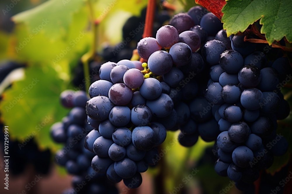 Naklejka premium bunch of grapes
