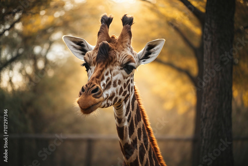 giraffe in the wild © Magic Art