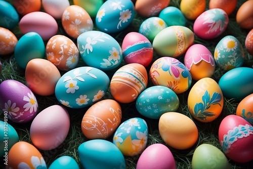 Easter Elegance: Enchanting and Adorned Eggs in Whimsical Splendor