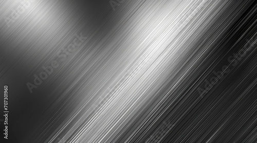 Elegance in Steel: Brushed Metallic Harmony. Generative AI