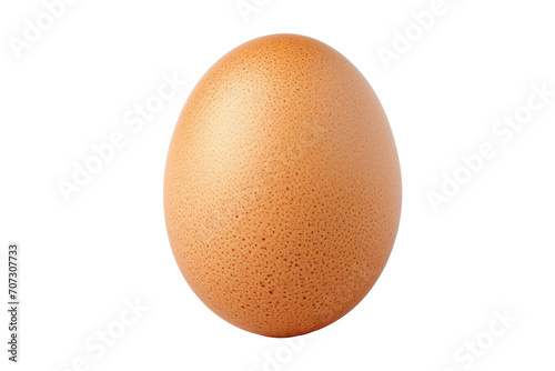 Brown Egg on isolate Background, Simple and Informative Image of a Fresh Egg