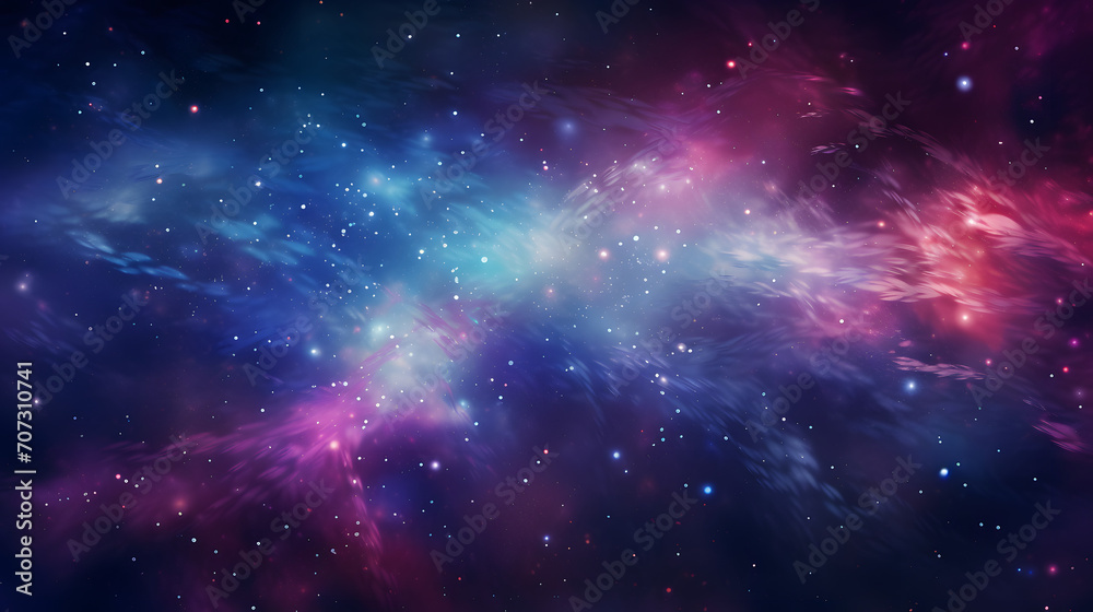 Nebula Dreams: Rainbow-Hued Starry Sky in the Beauty of Outer Space Nebula Dreams: Rainbow-Hued Starry Sky in the Beauty of Outer Space