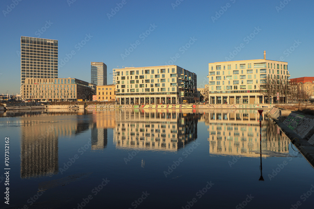 Neues Berliner Stadtquartier; Europacity am Humboldthafen im Januar 2024