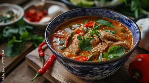 Thai Spicy Pork Rib Soup