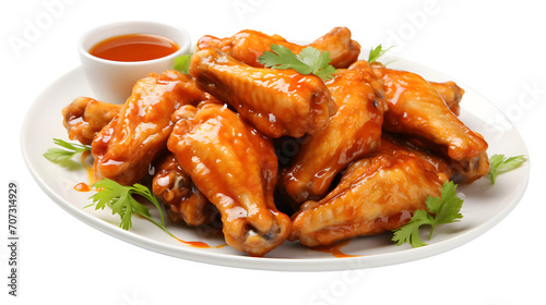 Chicken Wings, PNG, Transparent, No background, Clipart, Graphic, Illustration, Design, Food, Delicious, Yummy, Culinary, Gourmet, Grilled, Fried, wings, Sauce