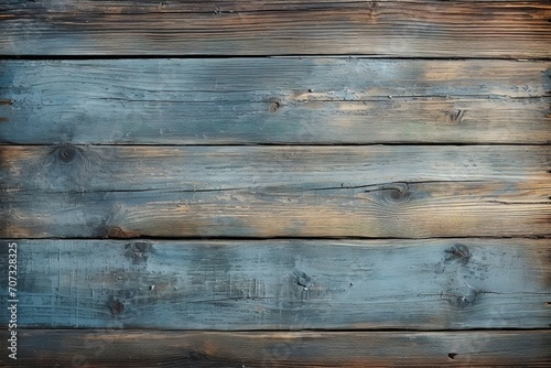 old shabby blue colored painted wooden board texture wall background  rustic hardwood planks surface