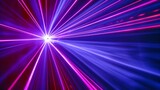Electric Dreams: Vibrant Laser Streaks in a Darkened Void