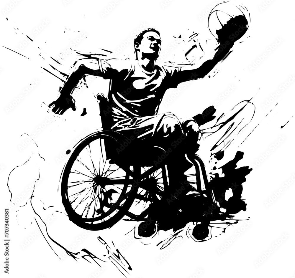 Obraz premium vektorgrafik menschen Leute sportler 