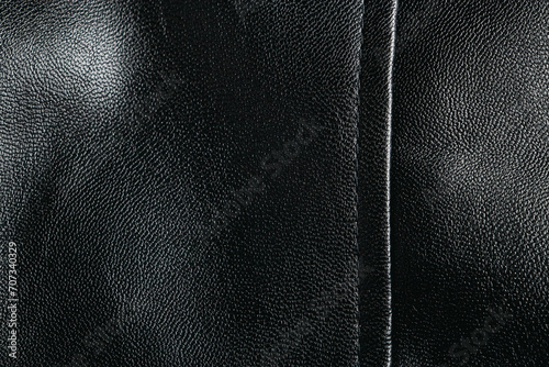Texture of natural leather close up.