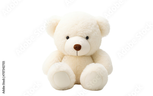 Cozy Cotton Cub toy isolated on transparent background.