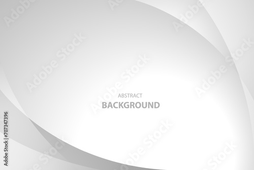 Abstract white and gray curve modern background. texture white pattern. vector illustration