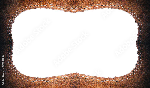 Obraz na płótnie natural framed background wild-west style