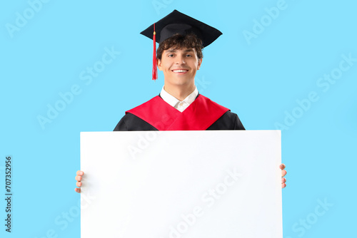 Male graduate student with ...