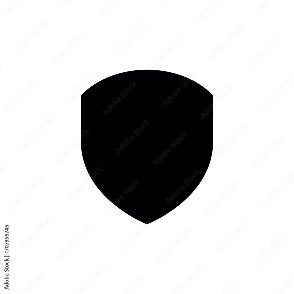 Shield Icon Vector Simple Design Shield Icon Vector Simple Design