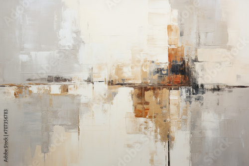 An abstract representation of introspection, using muted tones and subtle textures to evoke a quiet contemplation of thoughts and emotions, on a minimalist canvas.